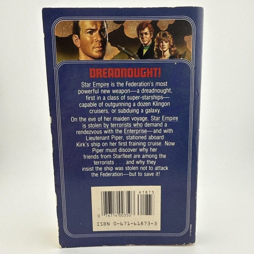 Star‎ Trek #29 Dreadnought! by Diane Carey - 1st Pocket Books Printing 1986